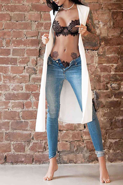 Merry See Dantel Seksi Sütyen Külot Takım Siyah
