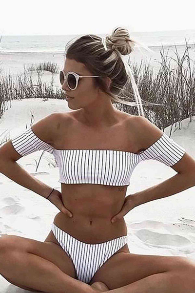 Angelsin Şık Straplez Bikini Üst